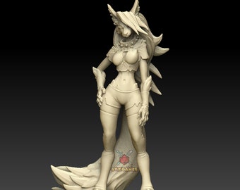 Loona | 32mm or 75mm Fantasy Resin Miniature | DnD Miniature | RPG | Tabletop Game | Printed Obsession