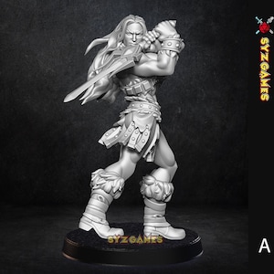 Himbro der Barbar Fantasy Miniatur Dungeons and Dragons Mini RPG Tabletop Spiele DnD 5e Malerei Pathfinder | TW