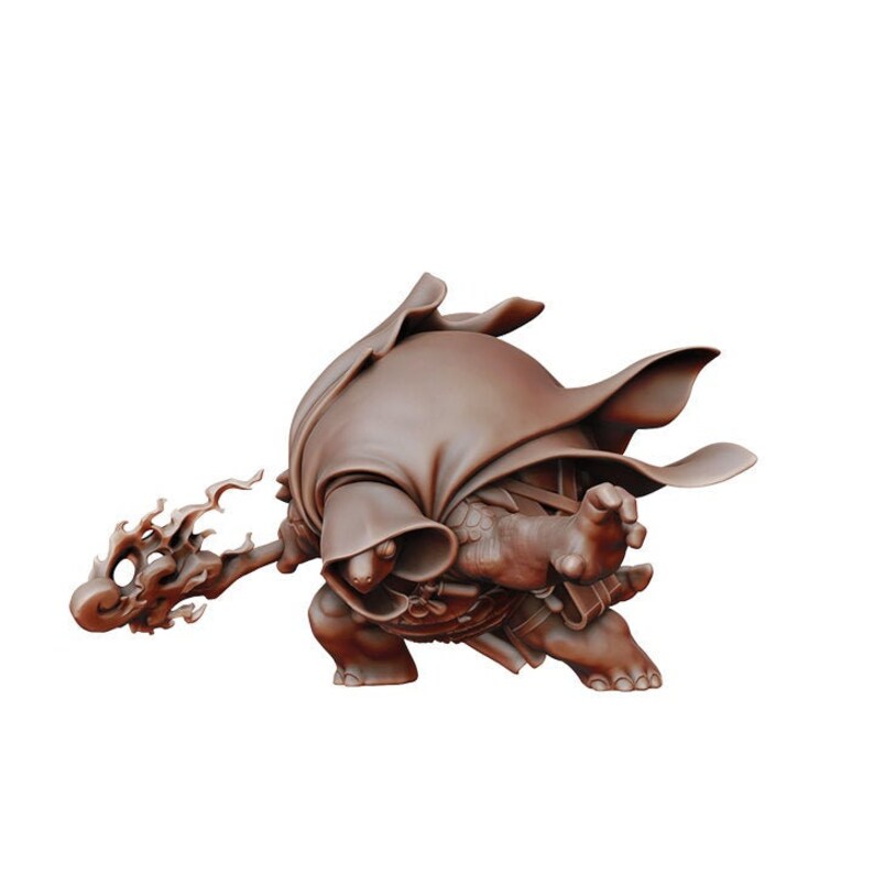Tortle Wizard Fantasy Miniature Dungeons and Dragons Dnd - Etsy
