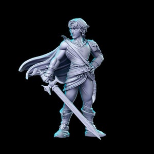 Bartz | Resin Miniature | Fantasy Miniature | DnD Miniature | RPG | Tabletop Game | Pathfinder | RN Estudio