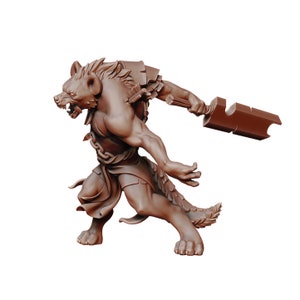 Gnolls C | Fantasy Miniature | Dungeons and Dragons | DnD Miniature | Tabletop Game | RPG | Pathfinder |  Manuel Boria