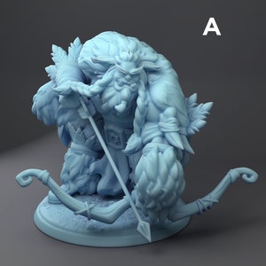 OwlBear Hunter | Fantasy Miniature | Dungeons and Dragons | DnD Miniature | Twin Goddess