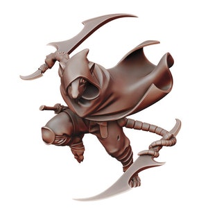 Ratfolk Assassin | Fantasy Miniature | Dungeons and Dragons | DnD Miniature | Tabletop Game | RPG | Manuel Boria