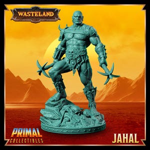 Mul Jahal Human Fighter Fantasy Miniature Dungeons and Dragons Mini Wargames RPG Tabletop Miniature DnD 5e Figure Painting Pathfinder