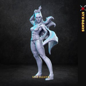 Campione n. 35 Supereroe Pinup Sci-Fi Miniature Wargames Tavolo RPG Pathfinder Miniature Painting / RNE