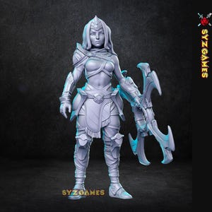 Sivir Superheld Pinup Sci-Fi Miniature Kriegsspiele Tabletop RPG Pathfinder Miniature Malerei | RNE