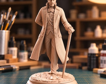 Victor Montgomery Conniving Socialite Noble NPC Miniature for DnD RPG