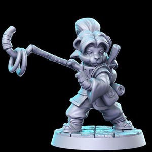 Li Li Pandaren Monk Fantasy Miniature Dungeons and Dragons Mini RPG Tabletop Games DnD 5e Painting Pathfinder | RNE