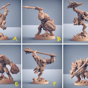 Swamp Gurundas | 32mm or 28mm Fantasy Miniature | DnD Miniature | RPG | Tabletop Game | Artisan Guild