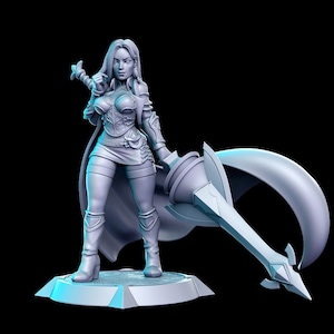 Melisentia | Resin Miniature | Fantasy Miniature | DnD Miniature | RPG | Tabletop Game | Pathfinder | RN Estudio