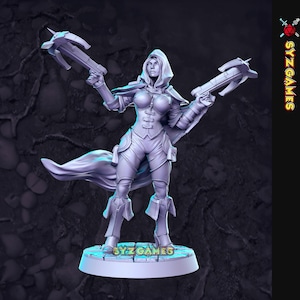 Valla Human Ranger Fantasy Miniature Dungeons and Dragons Mini RPG Tabletop Games DnD 5e Painting Pathfinder | RNE