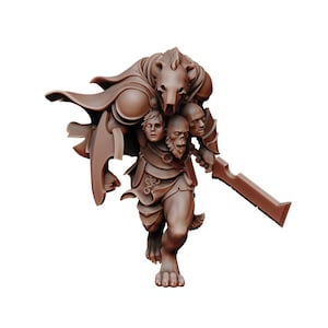 Gnoll B | Fantasy Miniature | Dungeons and Dragons | DnD Miniature | Tabletop Game | RPG | Pathfinder |  Manuel Boria