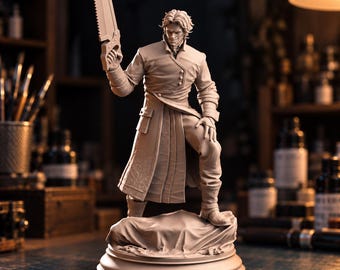 Crazed Doctor Reginald Atkinson Mad Scientist Alchemist Miniature for DnD Fantasy RPG Villain NPC Resin Figure