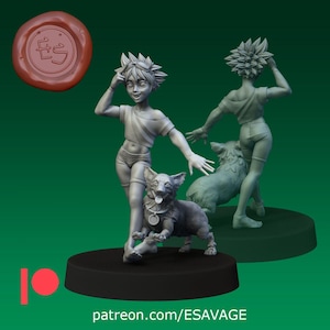 Ed and Ein Sci-Fi Miniature Wargames Tabletop RPG Pathfinder Miniature Painting | ES