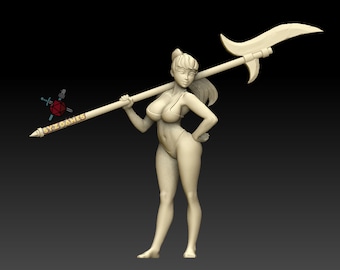 Meira | Pinup | Fantasy Resin Miniatur | D&D Miniatur | Dungeons & Dragons | Pfadfinder | Rollenspiel | Tischplatte