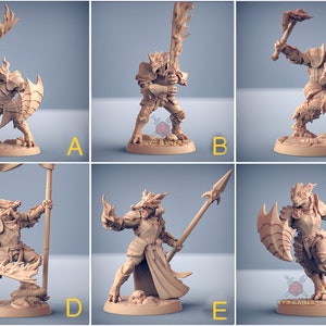 Dragonguard | 32mm or 28mm Fantasy Miniature | DnD Miniature | RPG | Tabletop Game | Artisan Guild