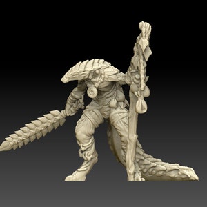 Pango Shaman | Fantasy Resin Miniature | DnD Miniature | RPG | Tabletop Game | Printed Obsession