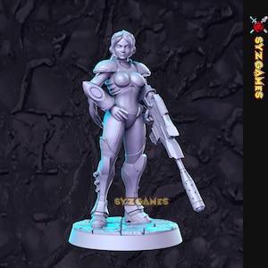Nova 01 menselijke scherpschutter Starcraft Sci-Fi miniatuur Wargames tabletop RPG Pathfinder miniatuurschilderij | RNE
