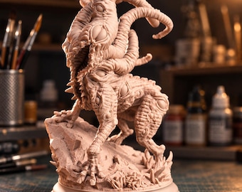 Shogdog Aberrant Hound Beast Miniature for DnD Horror RPG