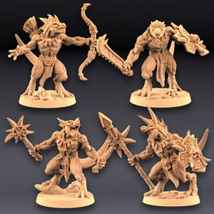 Goldmaw Lizard | 32mm or 28mm Fantasy Miniature | DnD Miniature | Artisan Guild