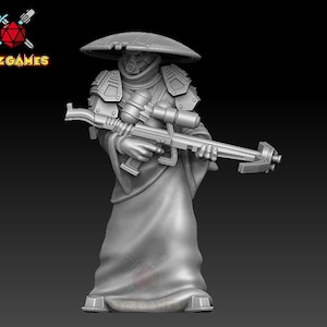 Enyo - Bounty Hunters  | Arvalon-8 | Sci-Fi Resin Miniature | D&D | Legion | Tabletop Game | RMPrintableTerrain