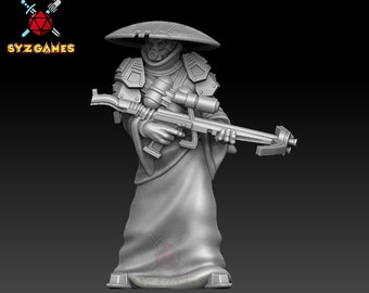 Enyo - Bounty Hunters  | Arvalon-8 | Sci-Fi Resin Miniature | D&D | Legion | Tabletop Game | RMPrintableTerrain