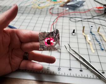 Custom LED lit eyes