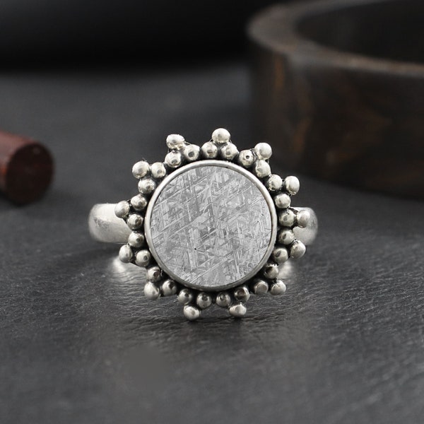 Orecchini Stella In Meteorite Muonionalusta E Argento 925 - Gioiello Autentico Con Certificato