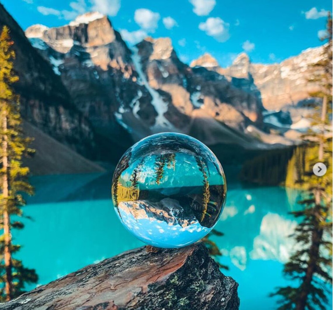 Crystal Photography Ball & Stand Lensball K9 Clear Ball Glass Etsy UK