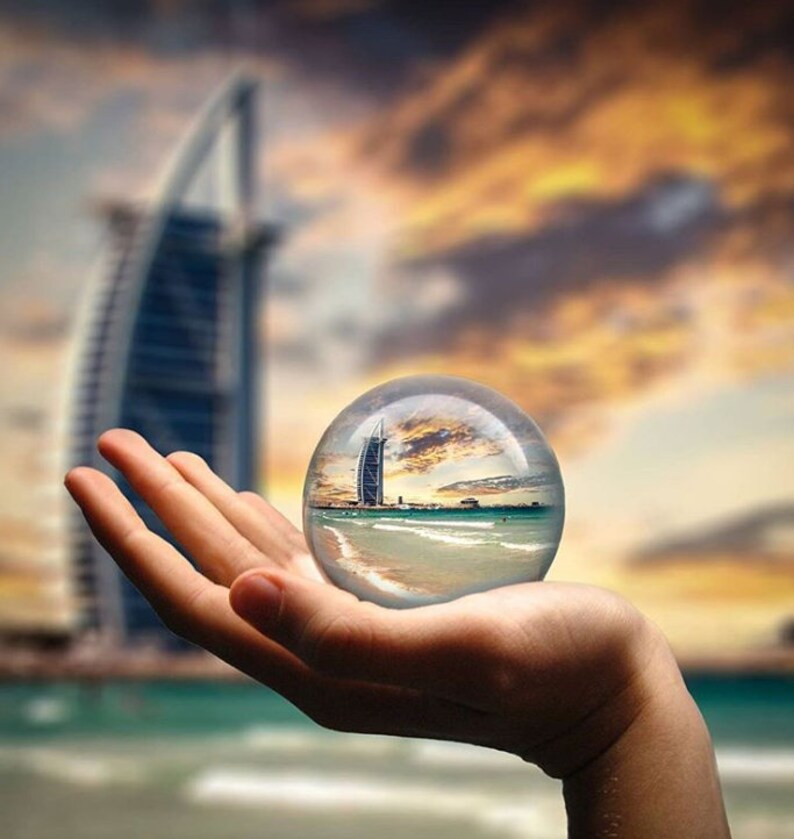 Crystal Photography Ball & Stand Lensball K9 Clear Ball Glass Etsy UK