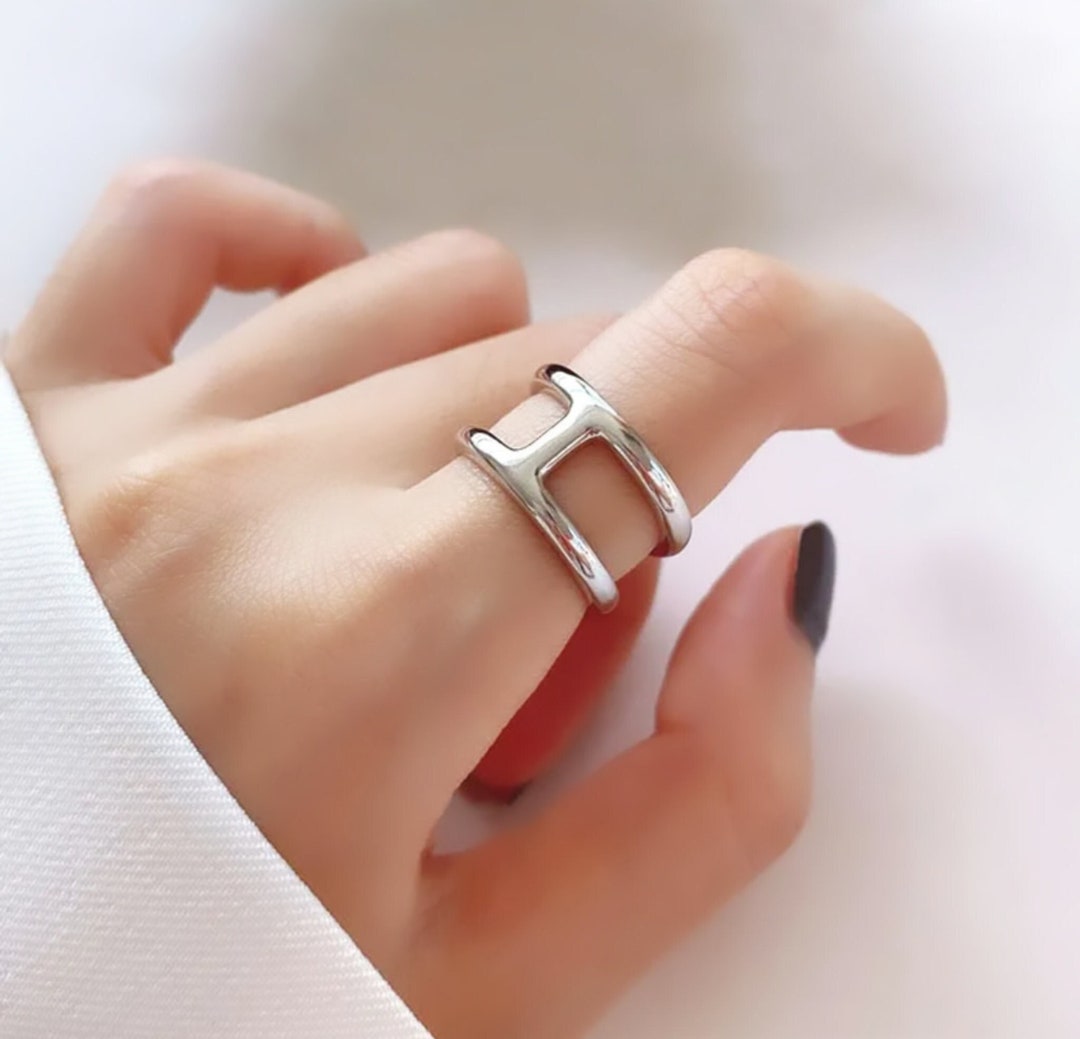Bague En Argent Reglable