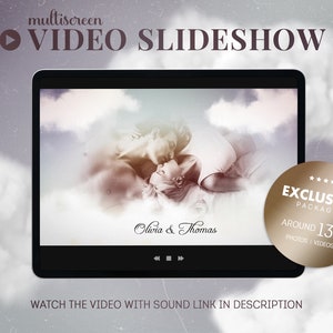 Exclusive Birthday SLIDESHOW, Family VIDEO, CUSTOM Slides, Cinematic Cloudy Theme, Love Story, Special Moment, Picture Slideshow For Wedding