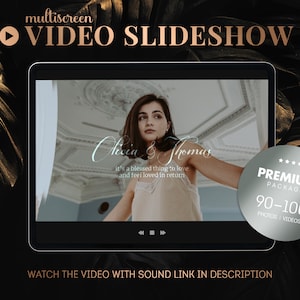 Premium BIRTHDAY SLIDESHOW, VIDEO Editing, Photo Keepsake, Wedding Slideshow, Customizable Special Memories Digital Cinematic 3D Video