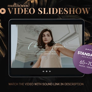 Standard BIRTHDAY SLIDESHOW, VIDEO Editing, Photo Keepsake, Wedding Slideshow, Customizable Special Memories Digital Cinematic 3D Video