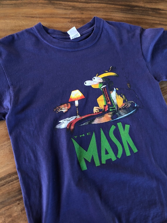希少なヴィンテージ「ザ・マスク」ジム・キャリー映画Tシャツ - Etsy 日本