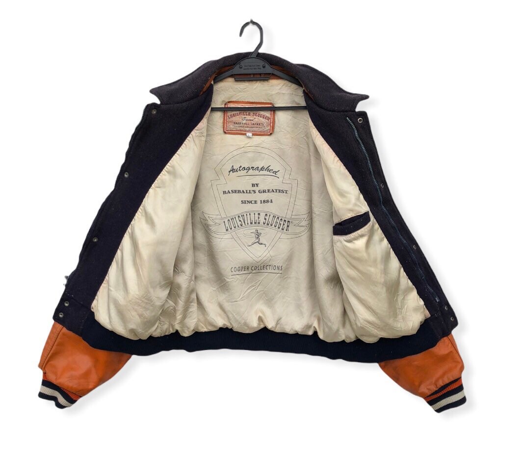 Vintage Louisville Slugger Baseball Jacket M/L USA Deadstock Varsity NOS