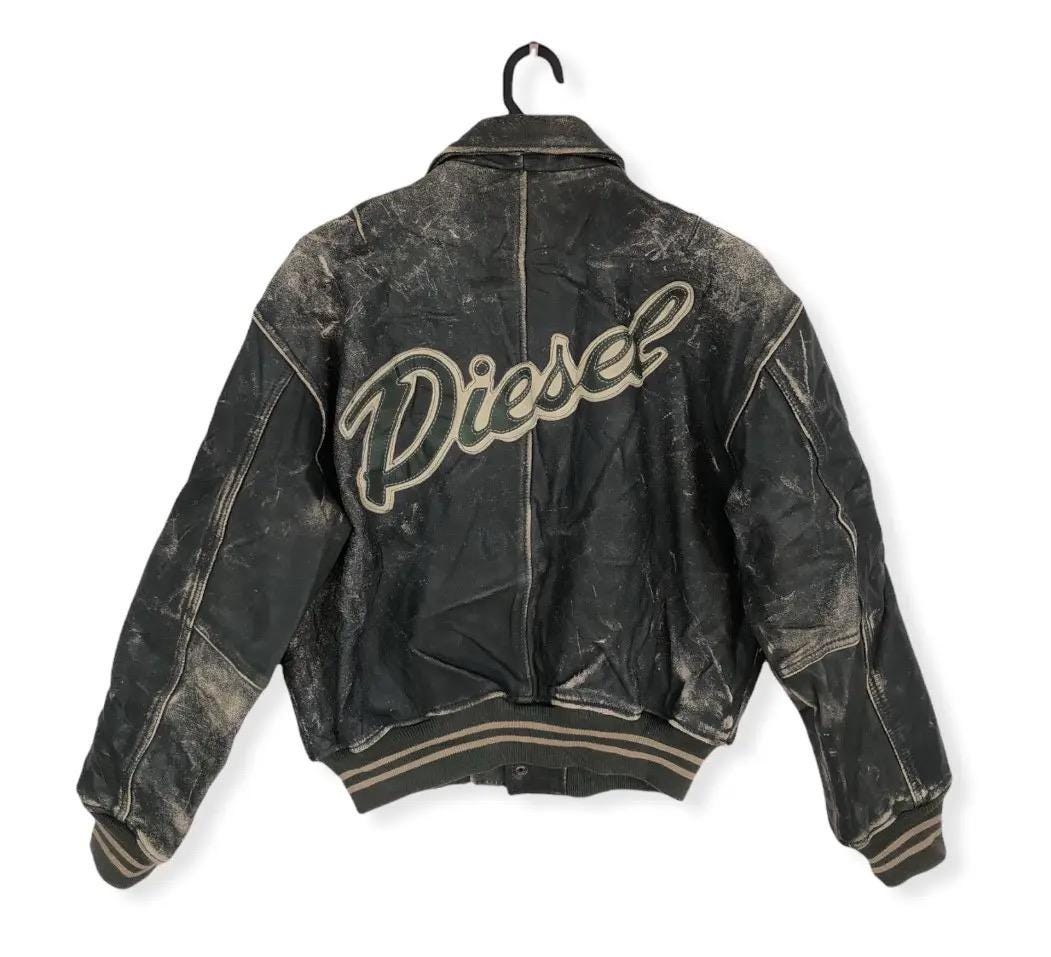 Rare Vintage 90's Diesel Colorado Hide Leather Varsity Rare Vintage 90's Diesel Colorado Hide Leather Varsity