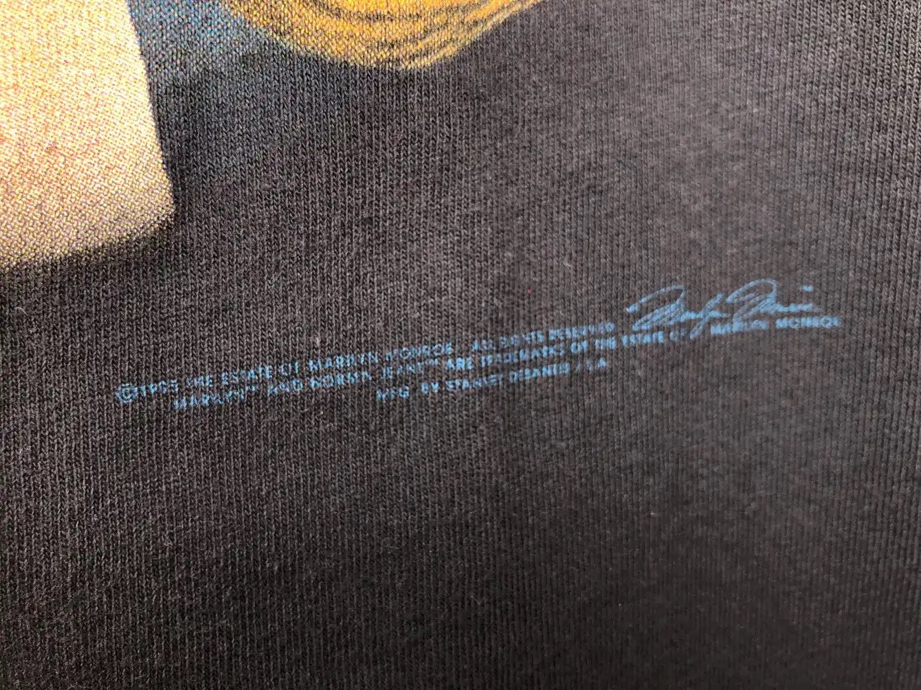 Rare Vintage 1995 Stanley Desantis Marilyn Monroe Tee Like
