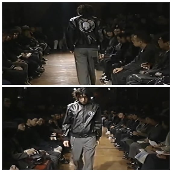 ジャケット・アウター meme Vintage 90s Looney Tunes Daffy Duck Leather Warner Bros