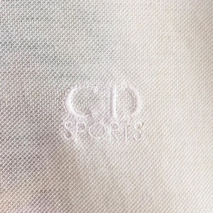 Rare Vintage Christian Dior Sports Floral Embroidered L/S Polo image 8