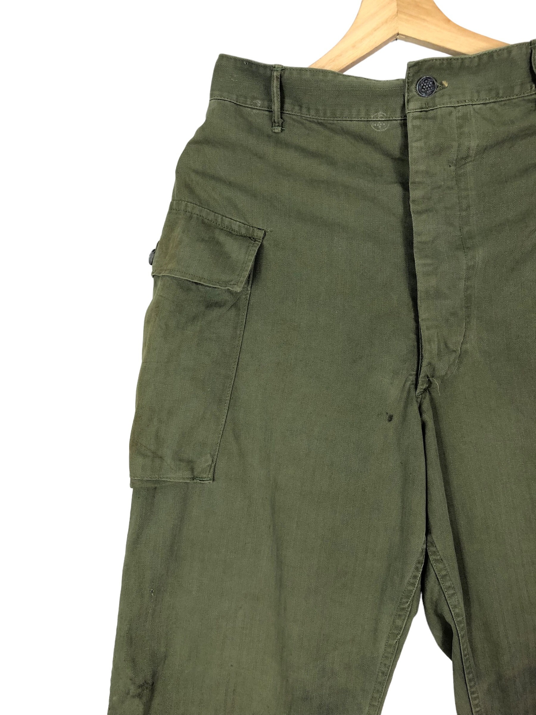True Vintage 1940s World War II US Army 13-stars HBT Cargo True Vintage 1940s World War II US Army 13-stars HBT Cargo