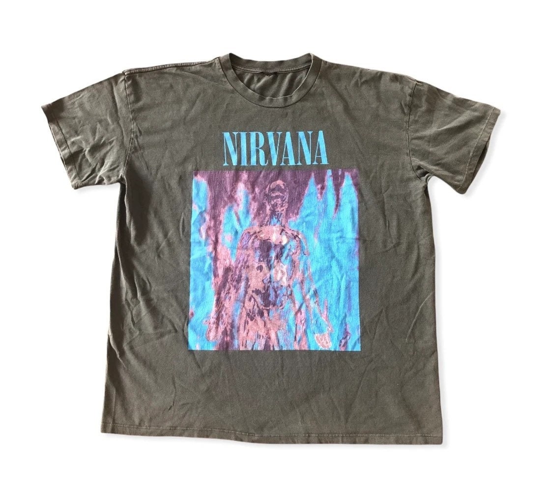 Vintage 90's Nirvana Sliver Single Stitch Tee - Etsy Vintage 90's Nirvana Sliver Single Stitch Tee - Etsy