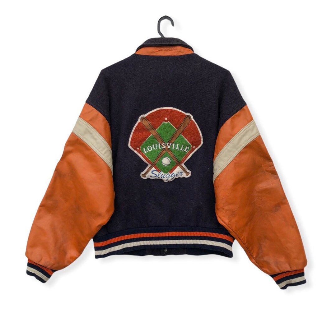 Unisex Vintage Louisville Slugger Letterman Jacket USA - The Vintage Twin