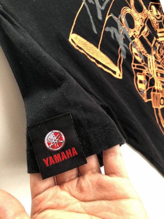 thumbnail image 2 of Yamaha Large Logo Graphic T-Shirt - Unisex Navy Blue Cotton Tee (Multiple Sizes Available) 2 of 14