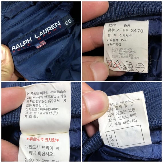Rare Vintage 90's Polo Sport Ralph Lauren USA Bomber Jacket