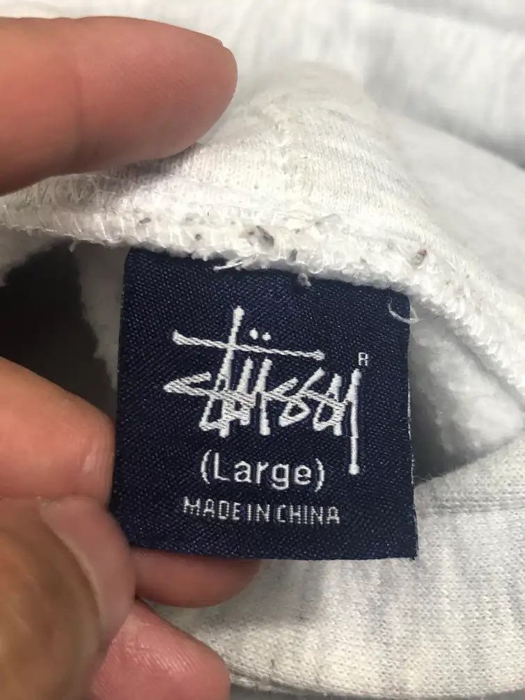 VINTAGE Stussy Gucci Monogram 'Stucci' Black Jacket Size XL Men's