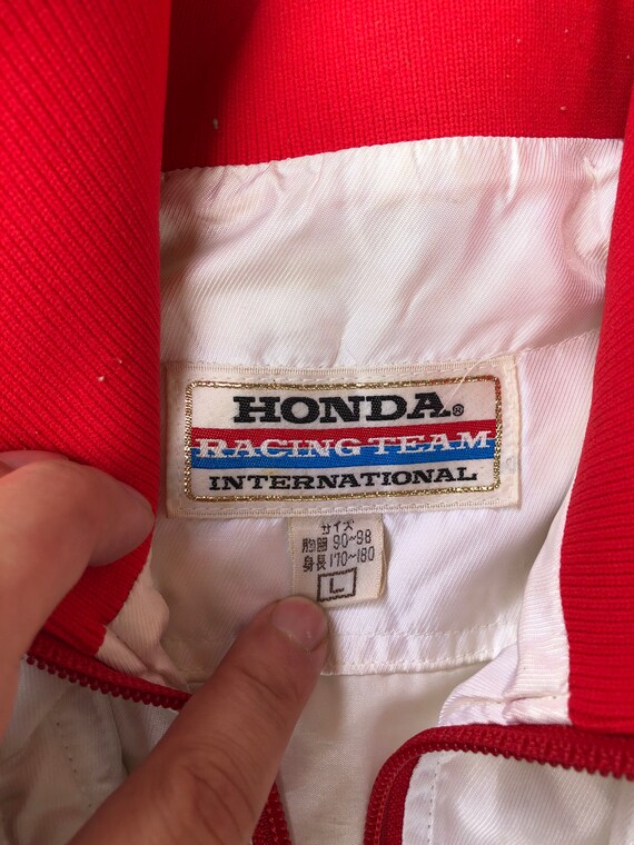 Rare Vintage 90’s Honda International Racing Team Jac… Gem