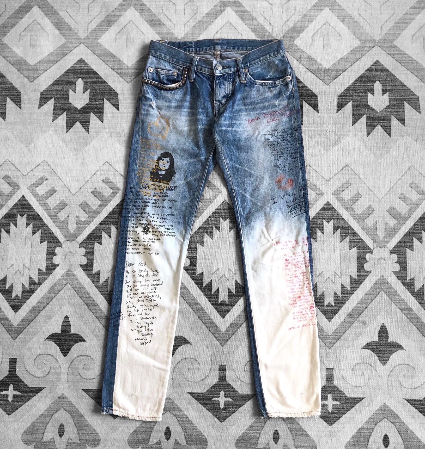 Hysteric Glamour Studded Jeans - Etsy