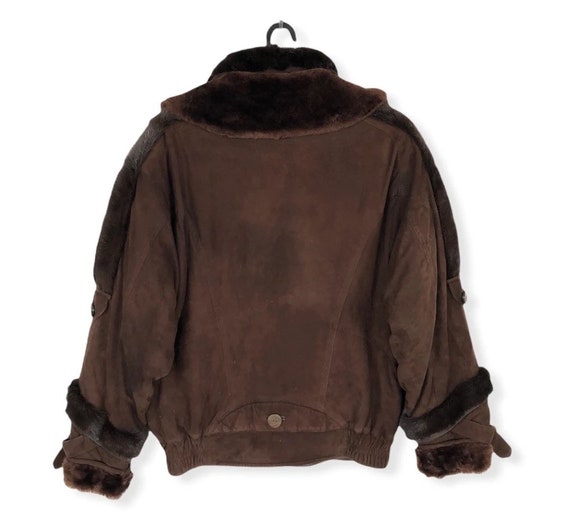 Rare Vintage 80's Pierre Balmain Sheepskin Suede Loose Coat