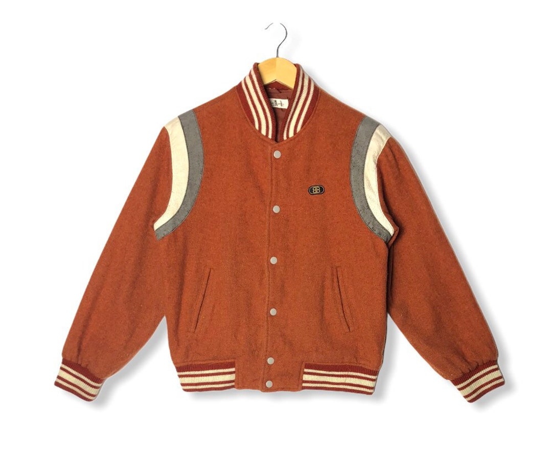 Vintage 80's Balenciaga Sports Wool Varsity Jacket - Etsy Vintage 80's Balenciaga Sports Wool Varsity Jacket - Etsy